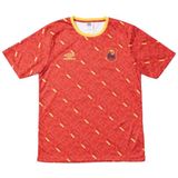 Umbro Spain All Over Print World Cup 2022 T-shirt Met Korte Mouwen