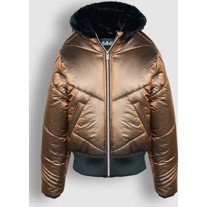 Meisjes winterjas bomber met capuchon - Boy - Puppy