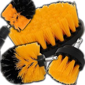 Set of 3 Cleaning Rim Brush Scrubber - Perfect for Car Rims, Kitchen, Bathtub, Tiles, and More