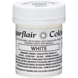 Sugarflair Chocolate Colour - Wit - 35g - Chocolade Kleurstof - Voedingskleurstof
