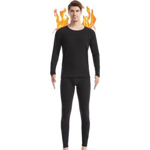 Heren Thermisch Ondergoed Set voor Winter - Lichtgewicht en Ademend
