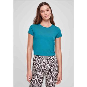 Urban Classics - Stretch jersey Crop top - XXL - Blauw