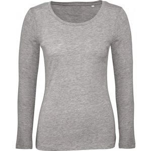 B&C Ladies' organic Inspire long-sleeve T-shirt CGTW071 - Sport Grey - XL