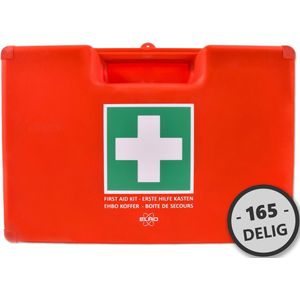 ELRO EHBO5000 EHBO Kit A Large – 165-delig – EN13169 Gecertificeerd – Voor Werkplekken, Verenigingen en Thuis – Voor 50+ Personen - Inclusief Hardcase Koffer en Wandhouder