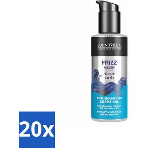 John Frieda – Haarolie – Dream Curls Curl Defining Crème Oil – Krulverzorging – 100 ml - Bulkverpakking - 20 stuks