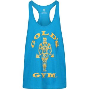 GGVST003 MUSCLE JOE PREMIUM STRING VEST - TURQUOISE - S