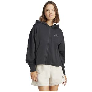 Adidas - All Szn French Terry Hoodie - Grijs - 100% Katoen - Losse Pasvorm