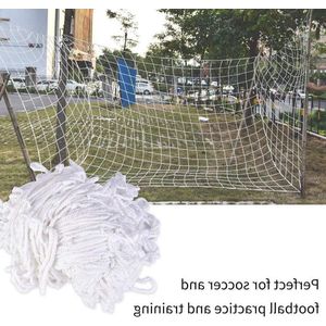 Handbaldoel Net 2 x 3 m - polypropyleen vezel - voetbal trainingsnet - sport spel training - vervanging voetbaldoel - accessoires