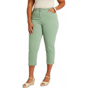 Broek met elastische tailleband 5 zakken