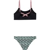 Protest Prtbee Jr – Bralette bikini set Meisjes – Kruisband top – Uitneembare vulling – Green Baygreen