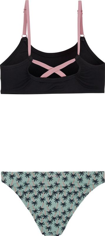 Protest Prtbee Jr – Bralette bikini set Meisjes – Kruisband top – Uitneembare vulling – Green Baygreen