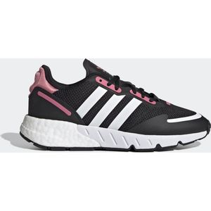 Adidas ZX 1K Boost W - Maat 38 - Dames Sneakers - Core Black/Ftwr White/Hazy Rose