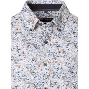 Casa Moda Casual Overhemd Met Print Button Down Boord - XL
