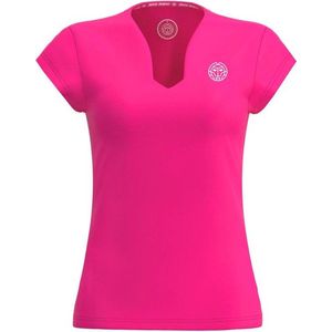 BIDI BADU Crew V-Neck Tee - pink Shirts Damen