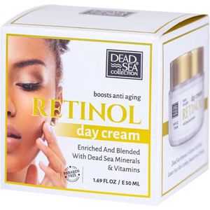 Dode zee mineralen Dag Gezicht creme met Retinol - direct uit Israël - Co-enzym Q10 - strakke huid 50ml
