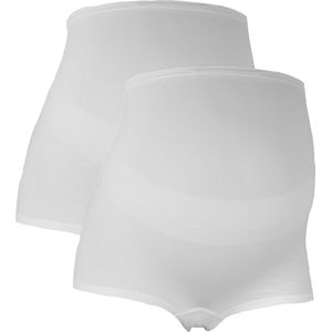 PROMO!!  Duo Pack Zwangerschaps BOXERSHORTS (wit - xs/s)