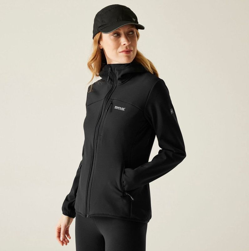 Regatta - Ossek - Softshell-jas - Dames - Waterafstotend - Winddicht - Met Capuchon