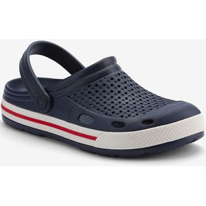 Herenklompen coqui lindo marine/wit 45