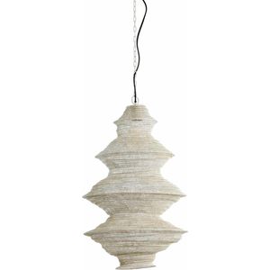Light & Living Hanglamp Nakisha - Grijs - Ø40cm - Modern - Hanglampen Eetkamer, Slaapkamer, Woonkamer