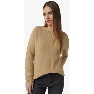 comma casual identity - Trui - Sand - Effen - Lange Mouw