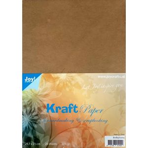 Joy! Crafts Kraft Papier A4 29,7x21 cm 25vl 002420/0203 300gr