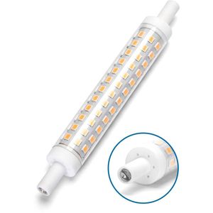 R7s - LED Staaflamp - Daglichtwit 6000K - Dimbaar - 10W=90W Halogeen - 118mmx15mm