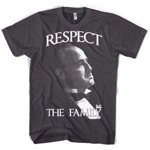 The Godfather Respect The Family Dark-Grey-S