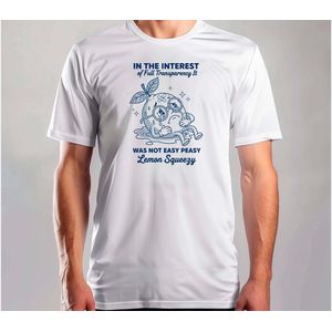 Was not Easy Peacy - T Shirt - SarcasticVibes - FunnyMood - IDontCare - JustKidding - SarcasmeVibes - GrappigeMomenten - IkMaakEenGrapje - SarcastischLeven