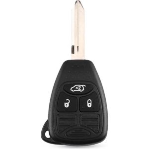 XEOD Autosleutelbehuizing - sleutelbehuizing auto - sleutel - Autosleutel / Geschikt voor: Dodge, Chrysler & Jeep 3 knops