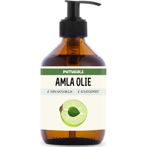 Puturals Amla Oil 100% Natuurlijk - 300ml - Koudgeperst en Puur - Amla Olie voor Haar en Huid