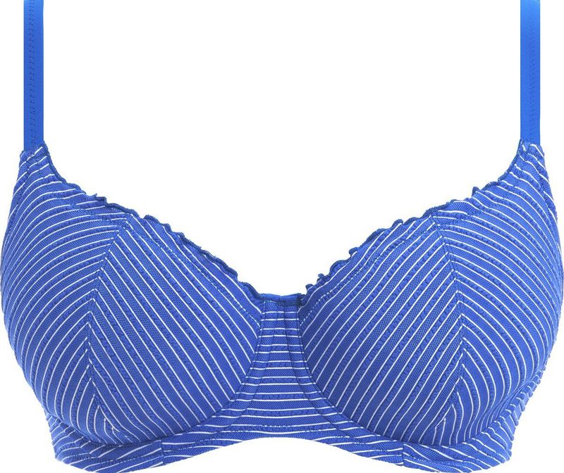 Freya - Ocean Calling - Bikinitopje - Blauw met Witte Strepen