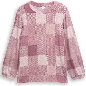 Tom Tailor - Plus Size - Shirt - Lange Mouwen - Patroon