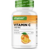 Vitamine C 1000 mg - 365 Tabletten - Vegan - Zonder Toevoegingen