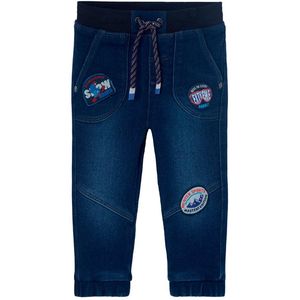 Boboli - Denim Knit - Broek - Blauw - 5 Years - Meisjes
