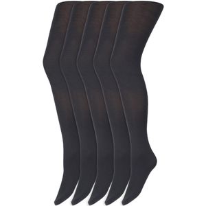 Gekleurde panty’s | Micro | 60 Denier | Merk: Marianne | Maat: S t/m XXL | Kleur: Staal blauw | 5 Paar