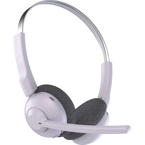 JLab Go Work Pop Headset met Microfoon - Draadloze Headset Bluetooth - Noise Cancelling Microfoon - 50 Uur Speeltijd