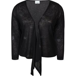 Zhenzi Zh-Agar 1152- Cardigan zwart Maat S 42/44