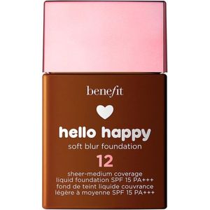 Benefit - Hello Happy Makeup Spf 15 - Liquid Makeup 30 Ml 12 Tan Warm