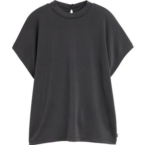 TOM TAILOR DENIM - Shirt - Zwart - Kwartmouw - Effen