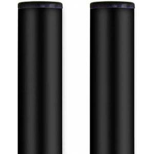 BURG-WÄCHTER - Universal 150 S - Brievenbusstandaard - Zwart - Roestvrij Staal, 150 cm, 2 Buizen