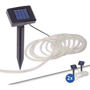 Led-slang, 10 m, 200 leds, voor buiten, IP67 waterdicht, 8 modi, dimbaar, afstandsbediening, timer, warmwit, voor buiten, feest, bruiloft, Kerstmis, decoratief licht