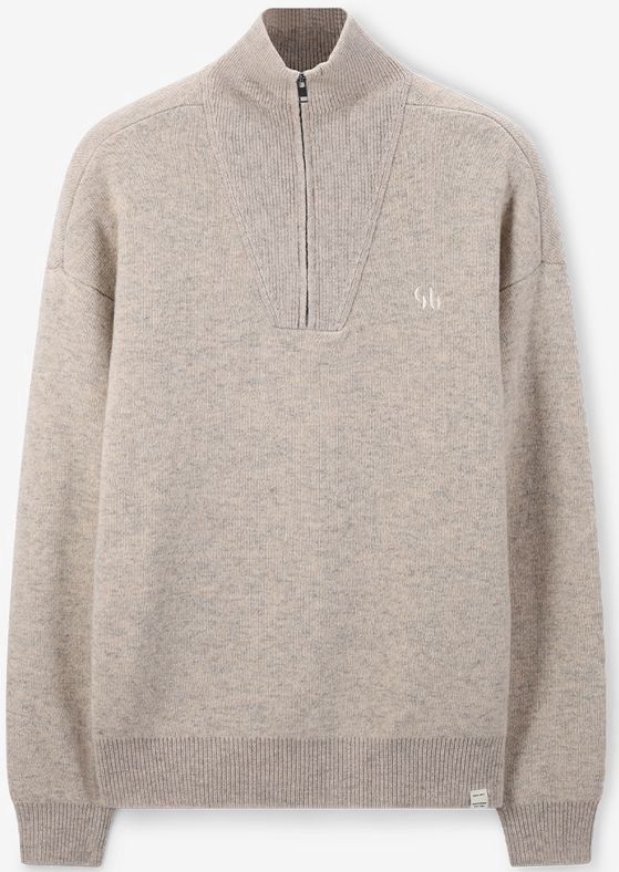 Sissy-Boy - Trui - Beige - Met Rits