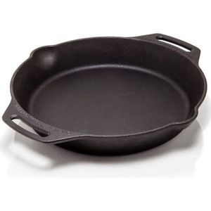 Petromax fp30h-t, skillet, 30 cm, pan met handgrepen, gietijzer, zwart