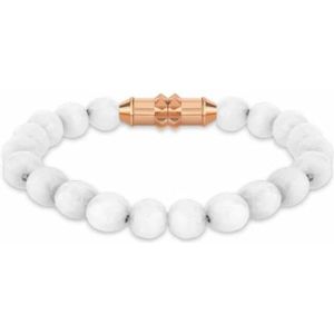 Armband - Wit - Hars - Magneet Sluiting - Diameter 18 cm