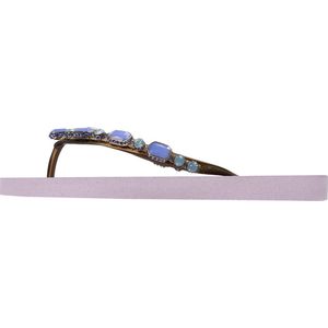 Uzurii Copa Cabana Blue Dames Slippers Violet | Paars | Kunststof | Maat 41/42 | 18.257.11