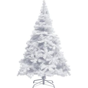 Luxe Kunstkerstboom - 150 cm - 350 Tips - Stabiele Metalen Voet - Realistische Dichte PVC Takken - Witte Kerstboom voor Kerstmis - Kerst Decoratie