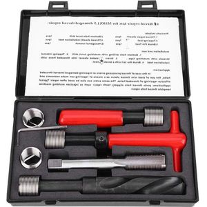 Allecto Plus - Schroefdraadreparatieset van Roestvrij Staal | Spiraalboorsleutel | Schroefdraadinzet voor Auto's | Duurzaam en Efficiënt