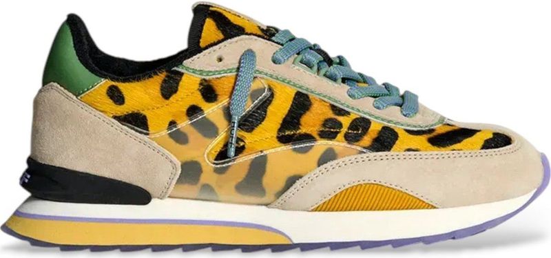 HOFF - 22503003 - Kunstleren Sportschoenen - Dierenprint - Plat - Veters - Casual