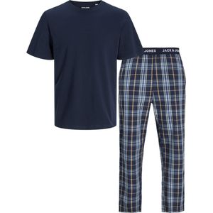 Jack & Jones Heren Pyjamaset Giftbox JACLUCA Blauw - Maat XL