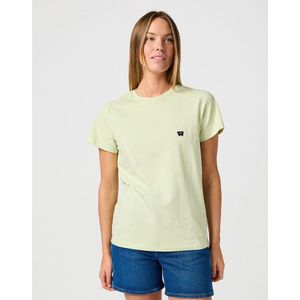 Wrangler 112362577 Regular Fit T-shirt Met Korte Mouwen Geel L Vrouw